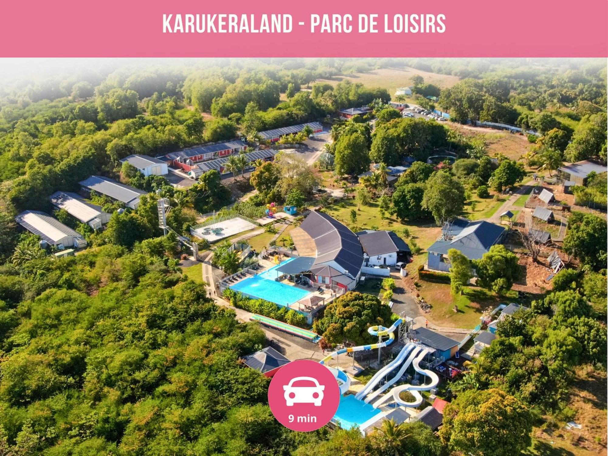 Le Sable Bleu - Evasion Tropicale A Sainte-Anne - Plage 5Min - Piscine - Parking - Logement Climatise - Vue Sur Les Palmiers - Parfait Pour Sejours En Famille Ou Entre Amis Екстериор снимка