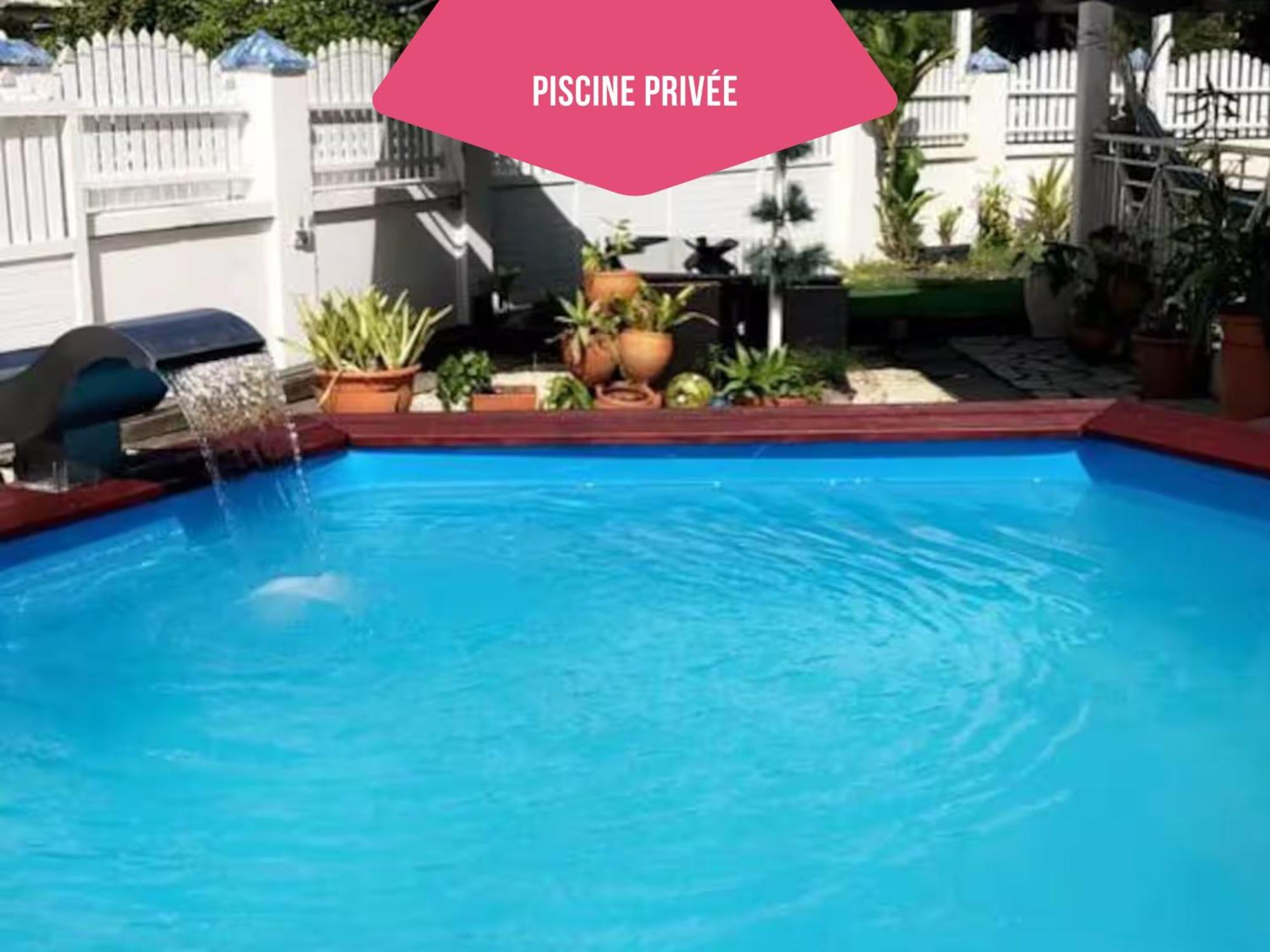 Le Sable Bleu - Evasion Tropicale A Sainte-Anne - Plage 5Min - Piscine - Parking - Logement Climatise - Vue Sur Les Palmiers - Parfait Pour Sejours En Famille Ou Entre Amis Екстериор снимка